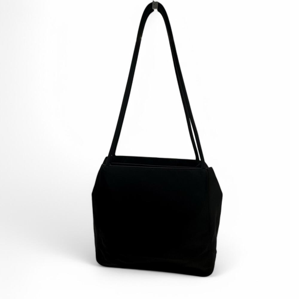 Authentic Prada Metropoli Shoulder Bag Black Nylon Italy Vintage. COA Included - Picture 2 of 7